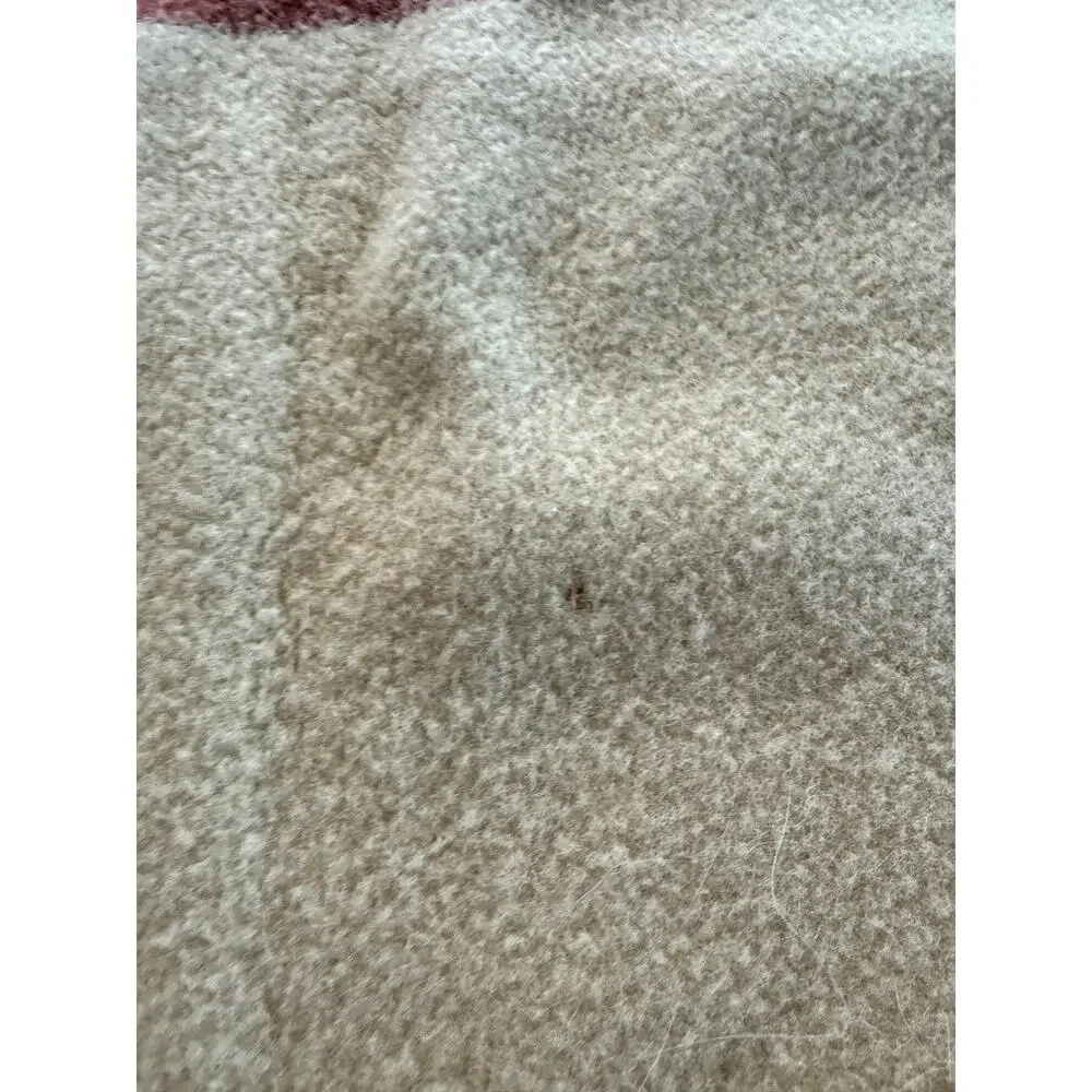 Vintage Jose Martinez la Aurora 100% Wool Geometric Rectangle MCM Throw Blanket